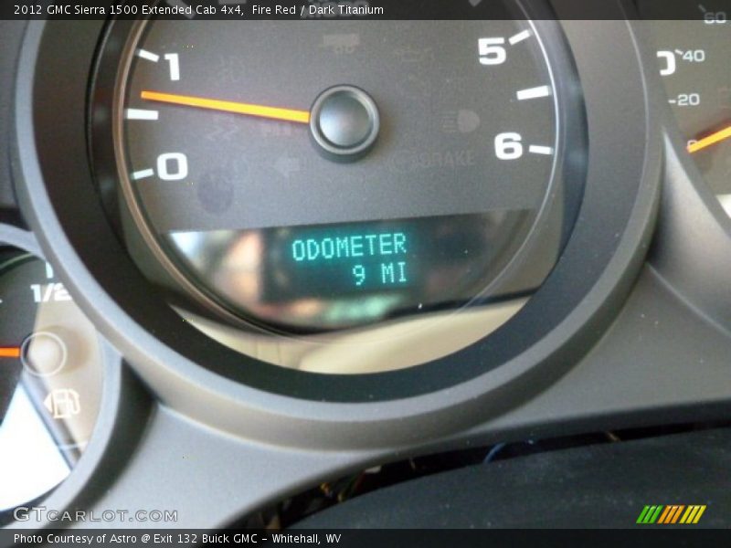Fire Red / Dark Titanium 2012 GMC Sierra 1500 Extended Cab 4x4
