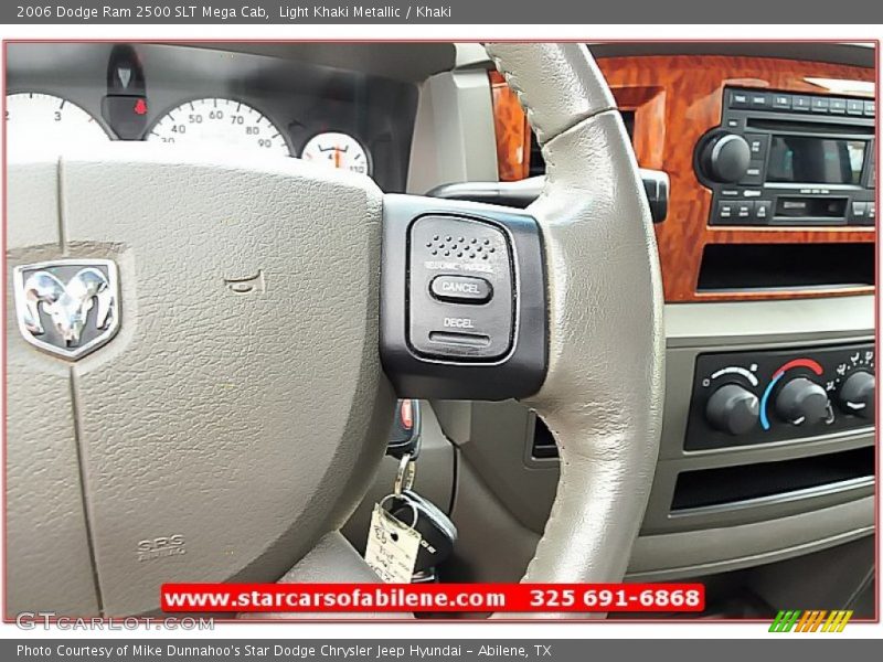 Light Khaki Metallic / Khaki 2006 Dodge Ram 2500 SLT Mega Cab