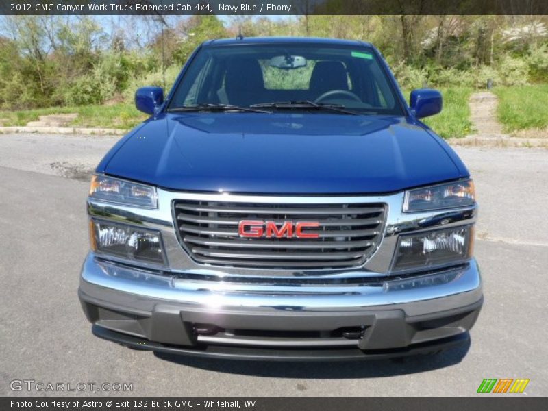 Navy Blue / Ebony 2012 GMC Canyon Work Truck Extended Cab 4x4