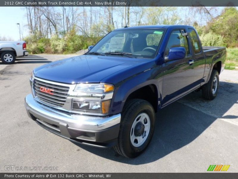 Navy Blue / Ebony 2012 GMC Canyon Work Truck Extended Cab 4x4