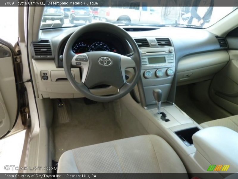 Desert Sand Metallic / Bisque 2009 Toyota Camry LE