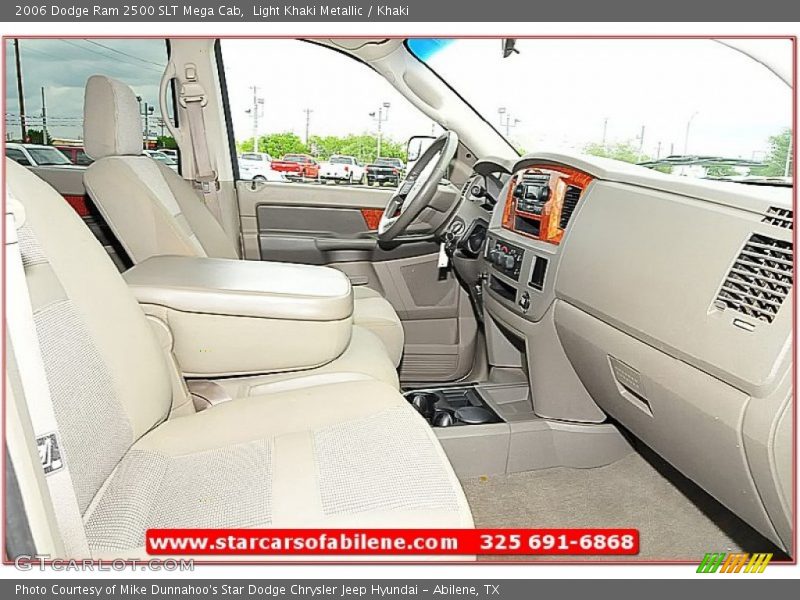 Light Khaki Metallic / Khaki 2006 Dodge Ram 2500 SLT Mega Cab