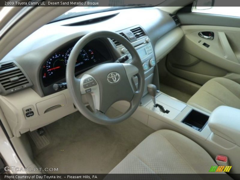 Desert Sand Metallic / Bisque 2009 Toyota Camry LE