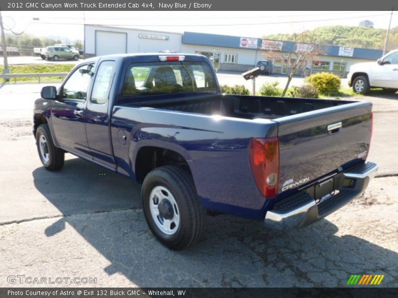 Navy Blue / Ebony 2012 GMC Canyon Work Truck Extended Cab 4x4