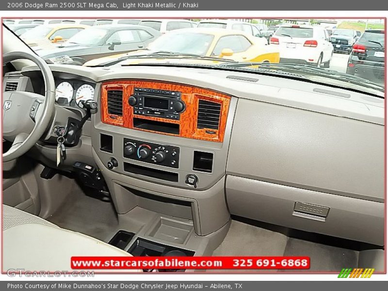 Light Khaki Metallic / Khaki 2006 Dodge Ram 2500 SLT Mega Cab