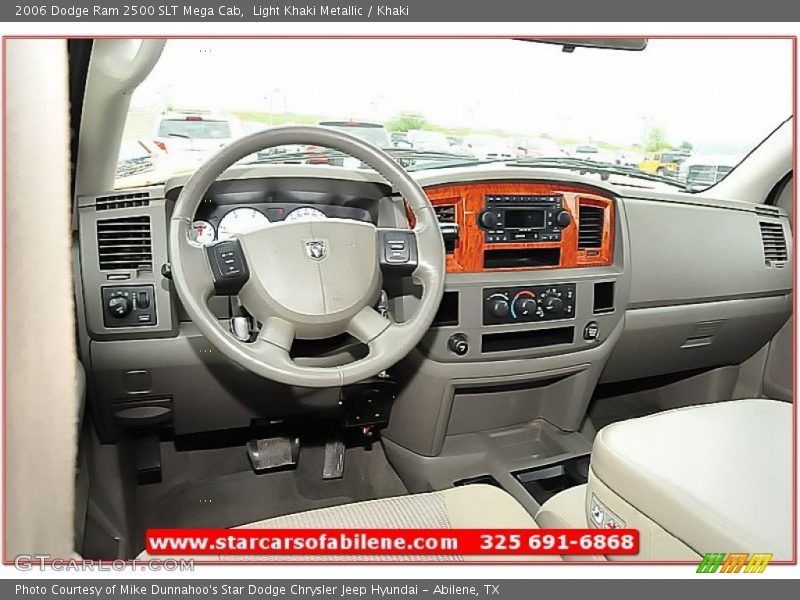 Light Khaki Metallic / Khaki 2006 Dodge Ram 2500 SLT Mega Cab