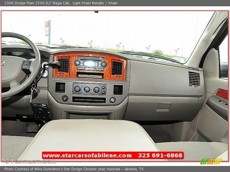 Light Khaki Metallic / Khaki 2006 Dodge Ram 2500 SLT Mega Cab
