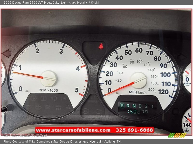 Light Khaki Metallic / Khaki 2006 Dodge Ram 2500 SLT Mega Cab