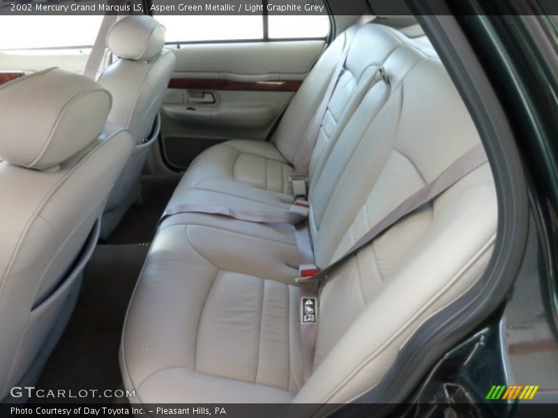 Aspen Green Metallic / Light Graphite Grey 2002 Mercury Grand Marquis LS