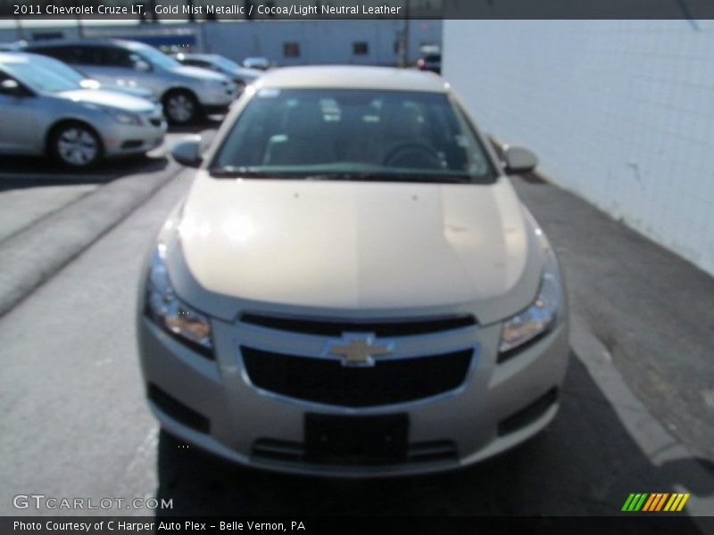 Gold Mist Metallic / Cocoa/Light Neutral Leather 2011 Chevrolet Cruze LT