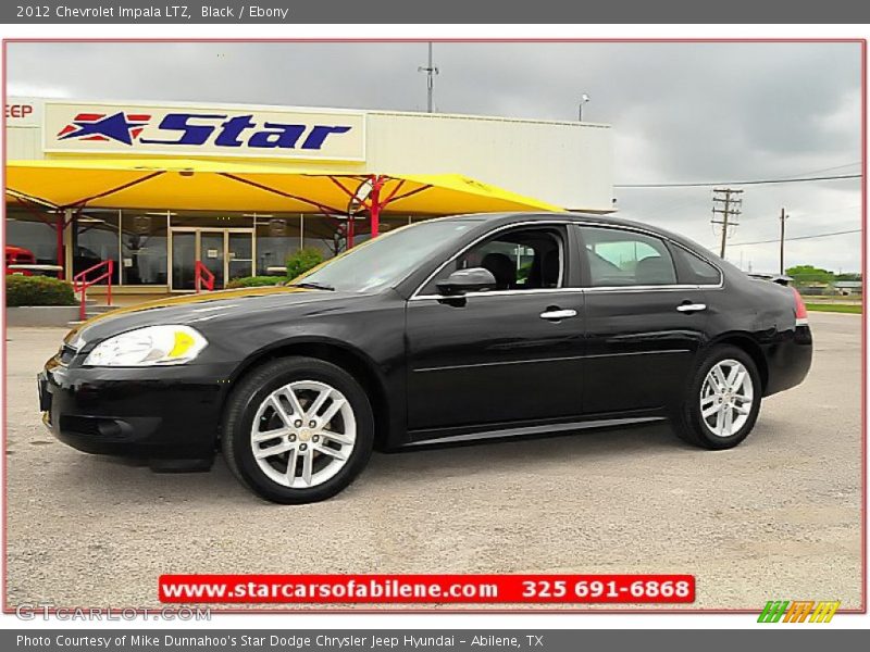 Black / Ebony 2012 Chevrolet Impala LTZ