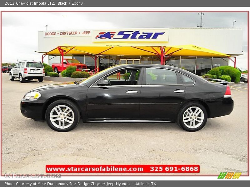 Black / Ebony 2012 Chevrolet Impala LTZ