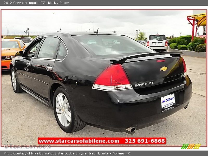 Black / Ebony 2012 Chevrolet Impala LTZ