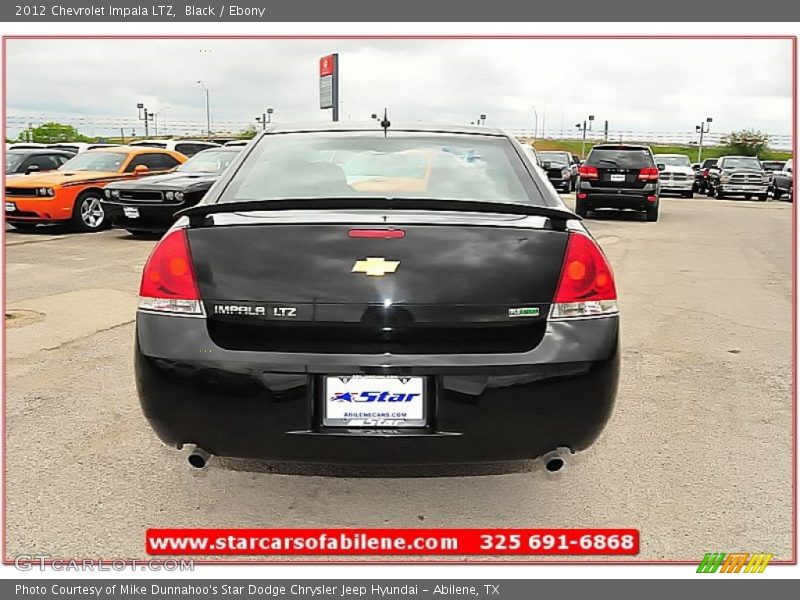 Black / Ebony 2012 Chevrolet Impala LTZ
