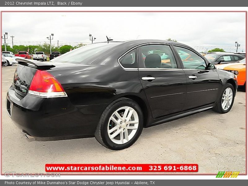 Black / Ebony 2012 Chevrolet Impala LTZ