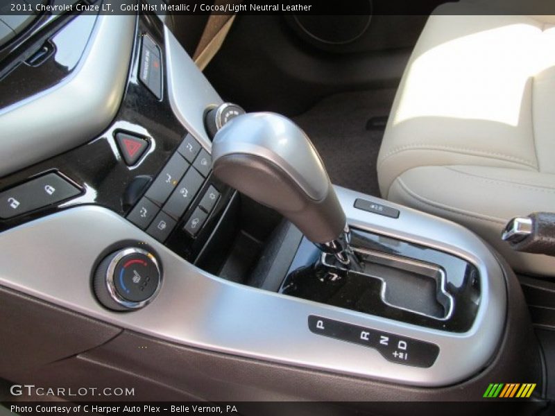 Gold Mist Metallic / Cocoa/Light Neutral Leather 2011 Chevrolet Cruze LT