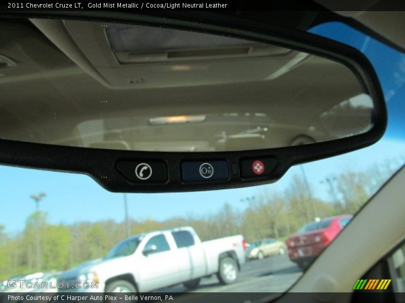 Gold Mist Metallic / Cocoa/Light Neutral Leather 2011 Chevrolet Cruze LT