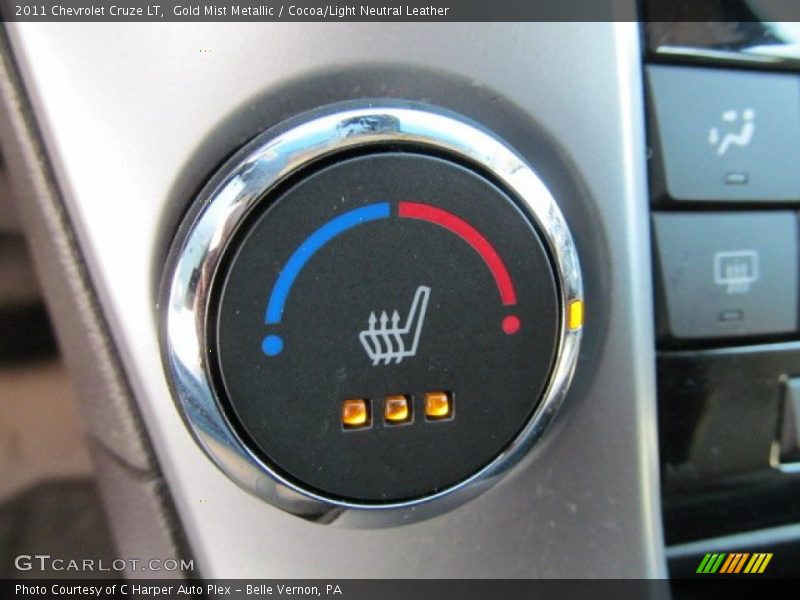 Gold Mist Metallic / Cocoa/Light Neutral Leather 2011 Chevrolet Cruze LT