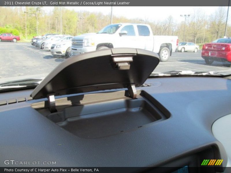 Gold Mist Metallic / Cocoa/Light Neutral Leather 2011 Chevrolet Cruze LT