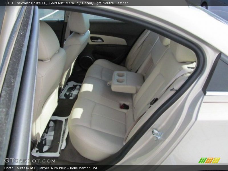 Gold Mist Metallic / Cocoa/Light Neutral Leather 2011 Chevrolet Cruze LT
