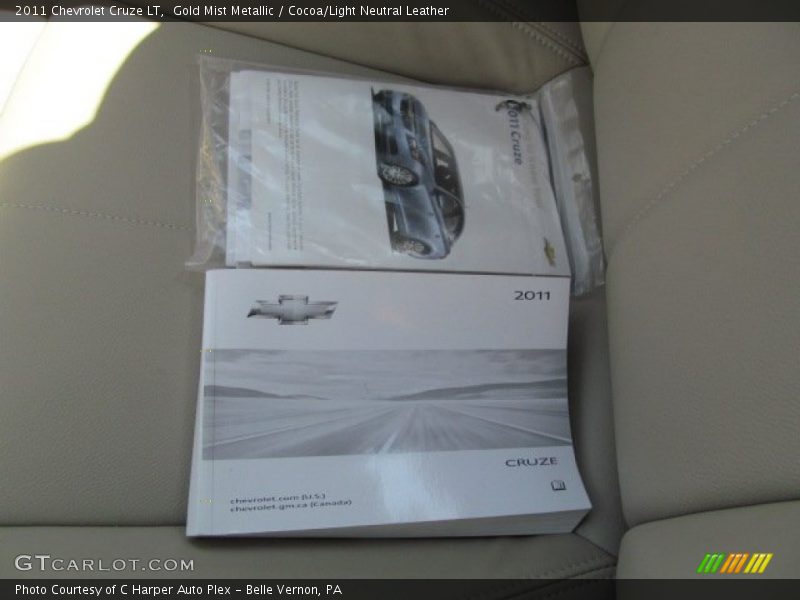 Gold Mist Metallic / Cocoa/Light Neutral Leather 2011 Chevrolet Cruze LT