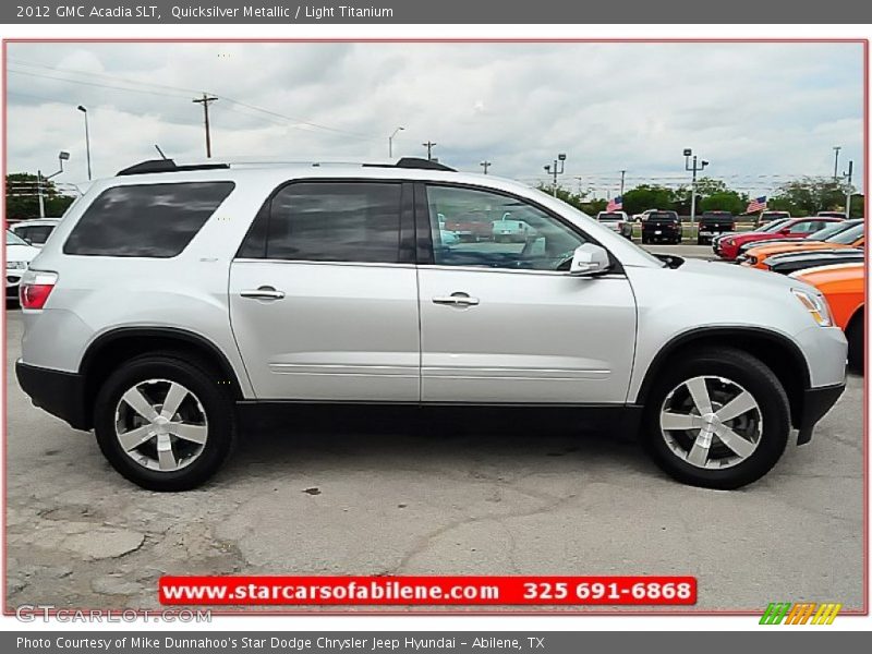 Quicksilver Metallic / Light Titanium 2012 GMC Acadia SLT