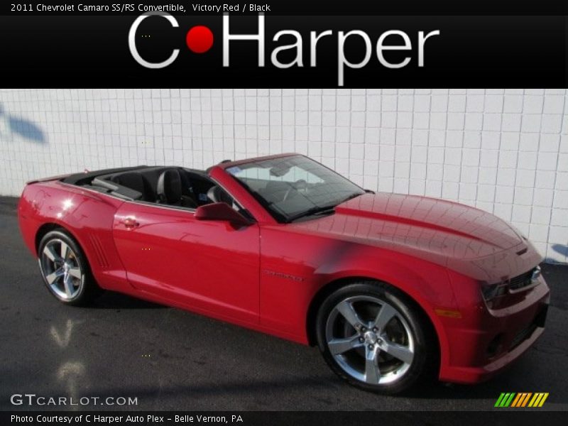 Victory Red / Black 2011 Chevrolet Camaro SS/RS Convertible