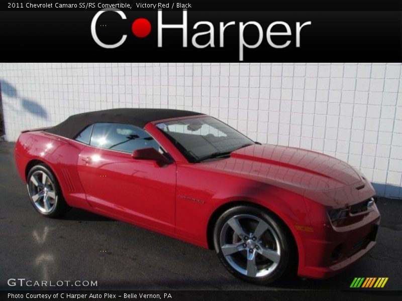 Victory Red / Black 2011 Chevrolet Camaro SS/RS Convertible