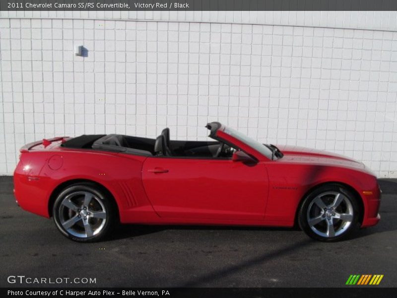 Victory Red / Black 2011 Chevrolet Camaro SS/RS Convertible