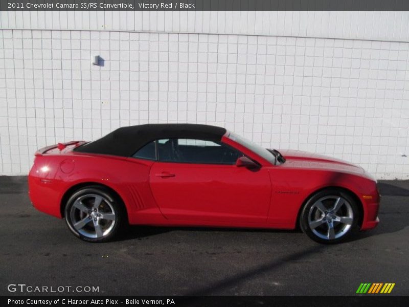 Victory Red / Black 2011 Chevrolet Camaro SS/RS Convertible