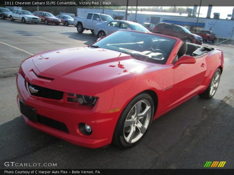 Victory Red / Black 2011 Chevrolet Camaro SS/RS Convertible