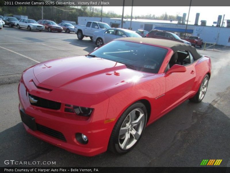 Victory Red / Black 2011 Chevrolet Camaro SS/RS Convertible