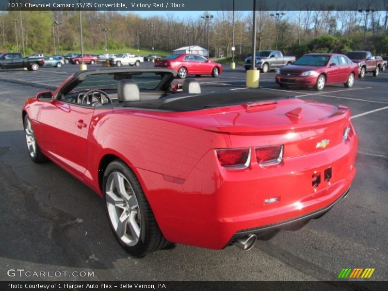 Victory Red / Black 2011 Chevrolet Camaro SS/RS Convertible