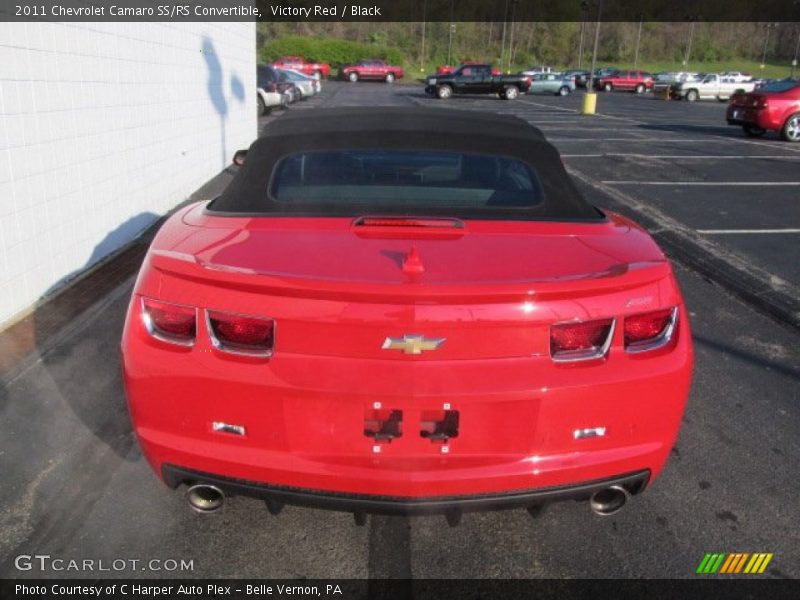 Victory Red / Black 2011 Chevrolet Camaro SS/RS Convertible