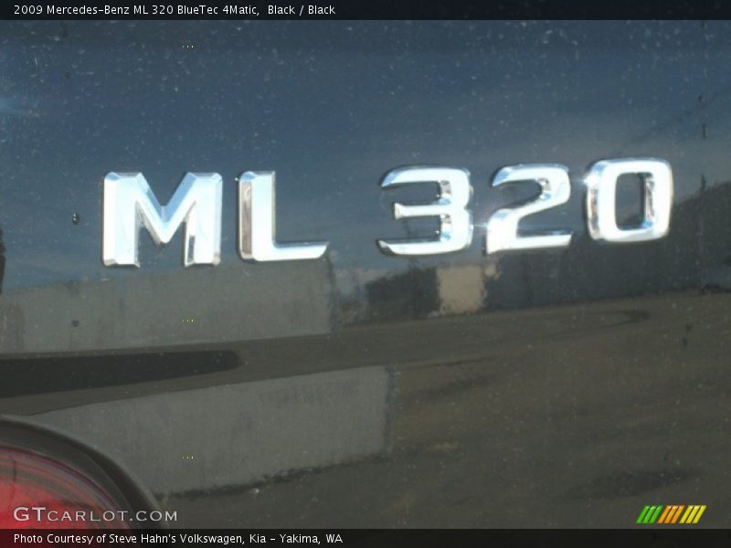 Black / Black 2009 Mercedes-Benz ML 320 BlueTec 4Matic