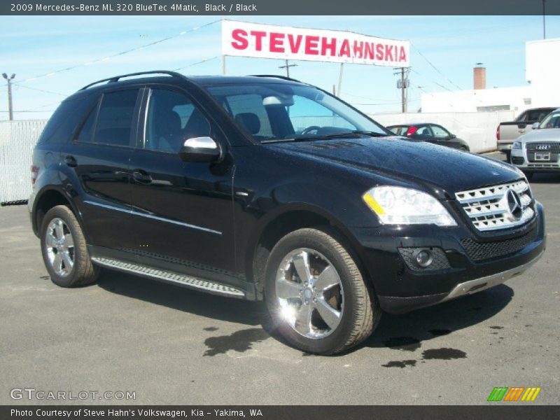 Black / Black 2009 Mercedes-Benz ML 320 BlueTec 4Matic