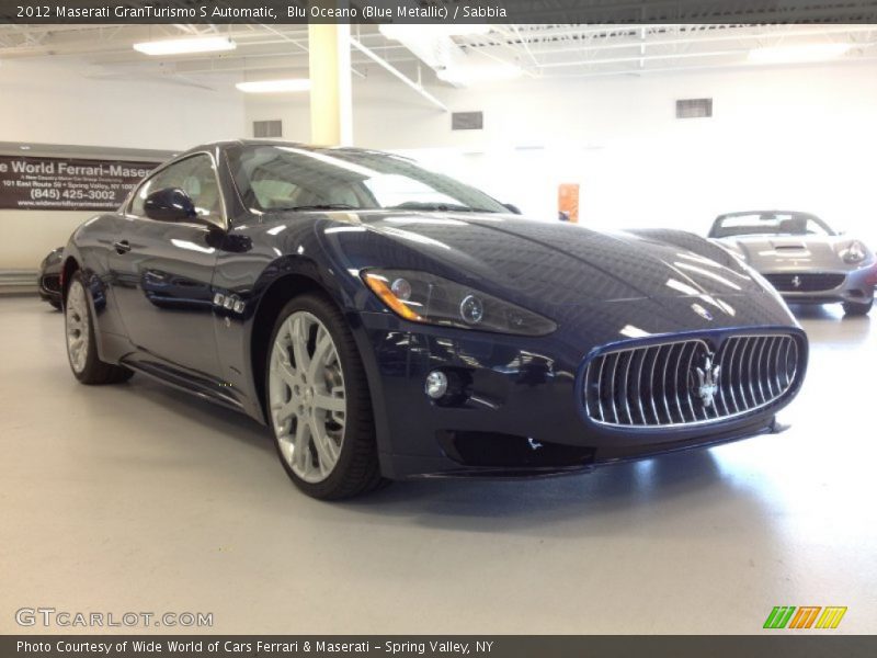 Blu Oceano (Blue Metallic) / Sabbia 2012 Maserati GranTurismo S Automatic