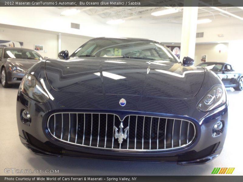 Blu Oceano (Blue Metallic) / Sabbia 2012 Maserati GranTurismo S Automatic