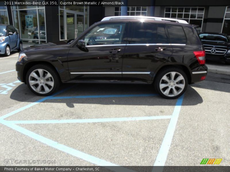 Cuprite Brown Metallic / Almond/Black 2011 Mercedes-Benz GLK 350