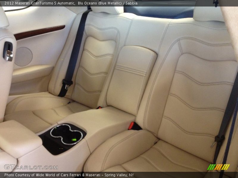 Rear Seat of 2012 GranTurismo S Automatic