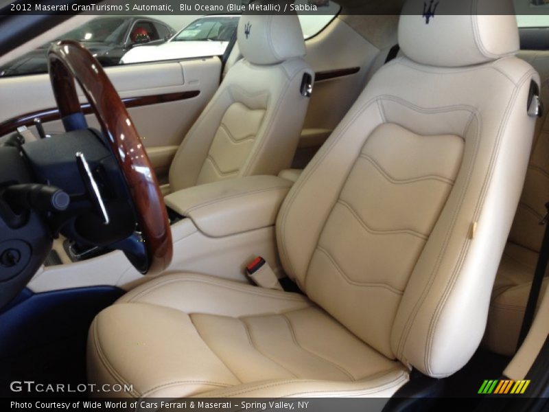 Front Seat of 2012 GranTurismo S Automatic