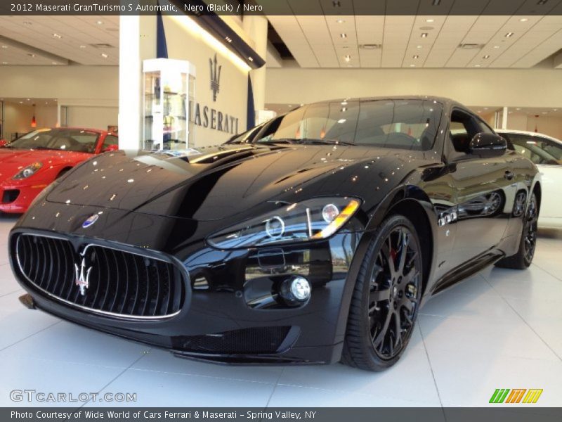 Nero (Black) / Nero 2012 Maserati GranTurismo S Automatic