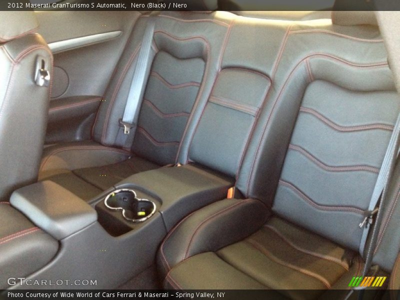 Rear Seat of 2012 GranTurismo S Automatic