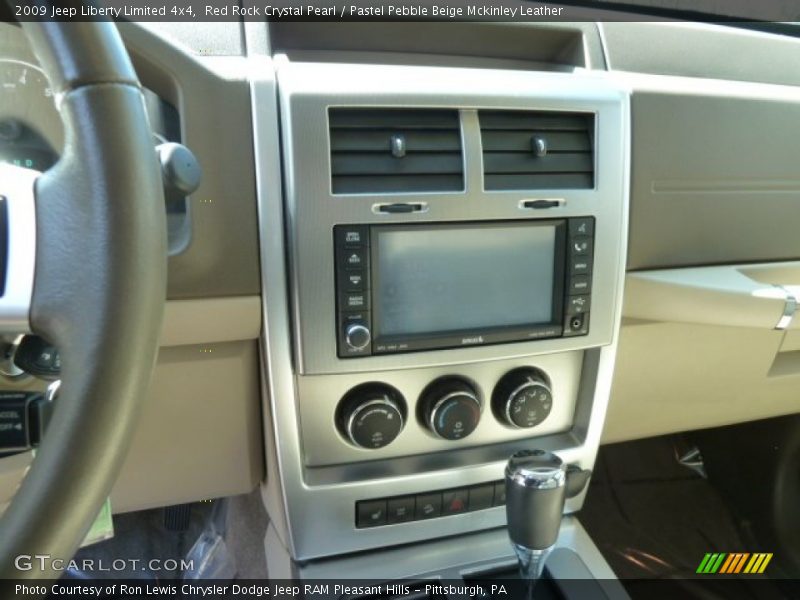 Red Rock Crystal Pearl / Pastel Pebble Beige Mckinley Leather 2009 Jeep Liberty Limited 4x4