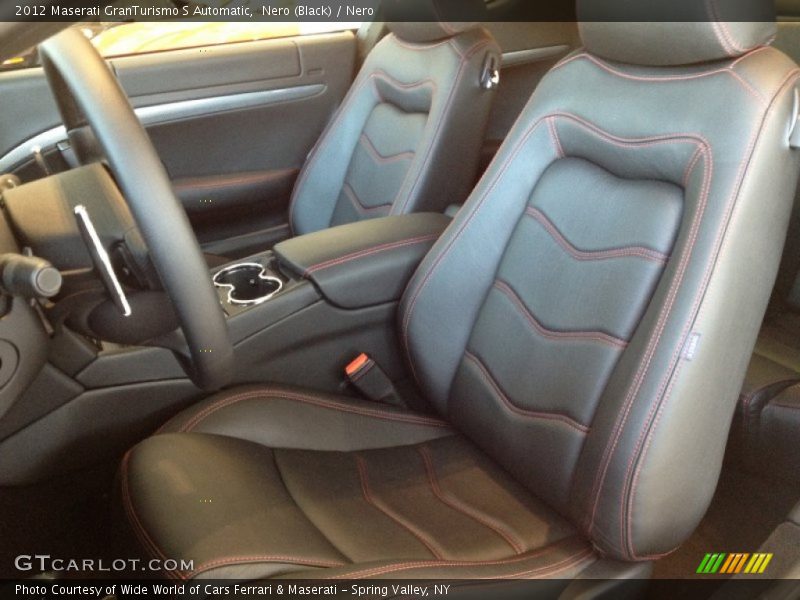 Front Seat of 2012 GranTurismo S Automatic