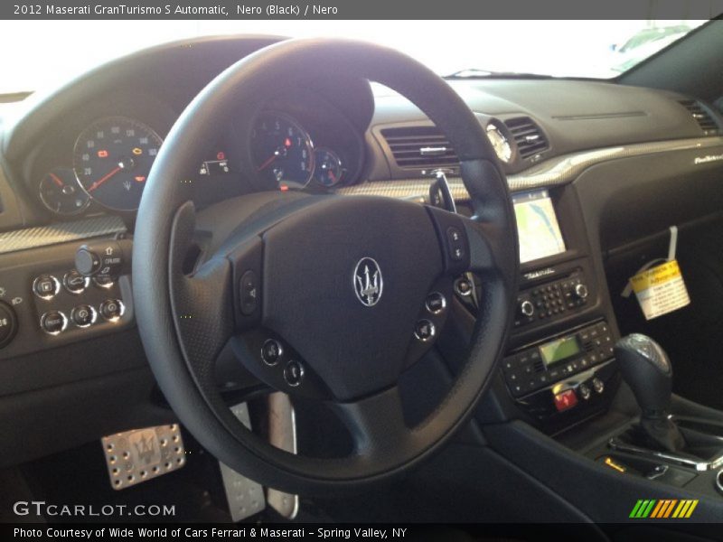 Nero (Black) / Nero 2012 Maserati GranTurismo S Automatic