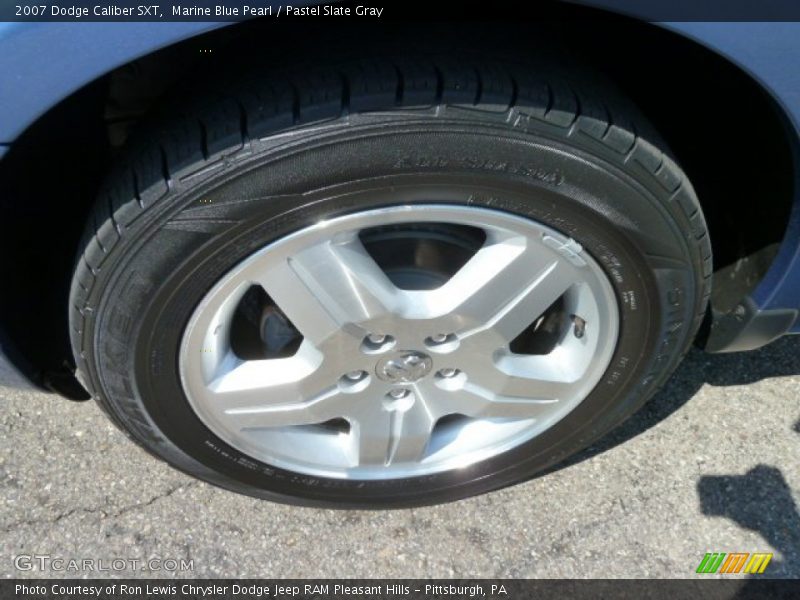 Marine Blue Pearl / Pastel Slate Gray 2007 Dodge Caliber SXT
