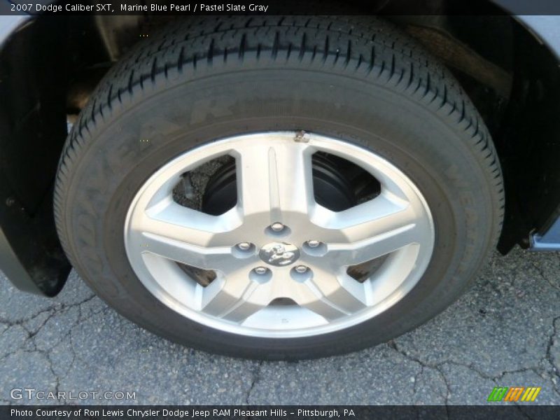 Marine Blue Pearl / Pastel Slate Gray 2007 Dodge Caliber SXT