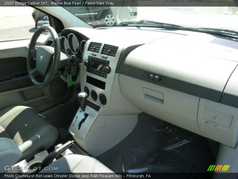 Marine Blue Pearl / Pastel Slate Gray 2007 Dodge Caliber SXT