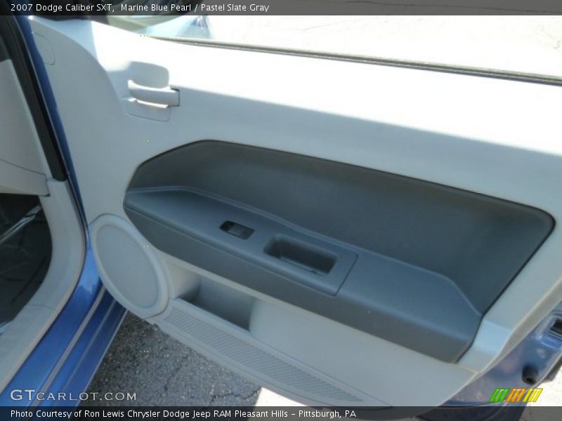 Marine Blue Pearl / Pastel Slate Gray 2007 Dodge Caliber SXT